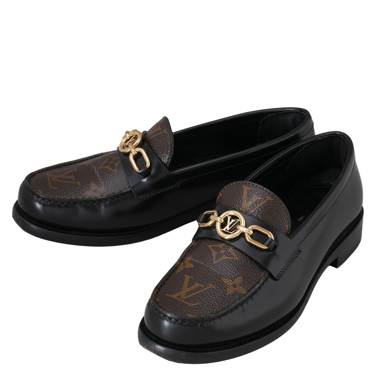 LOUIS VUITTON(USED)루이비통 1ABPL4 체스 플랫 로퍼 #35.5